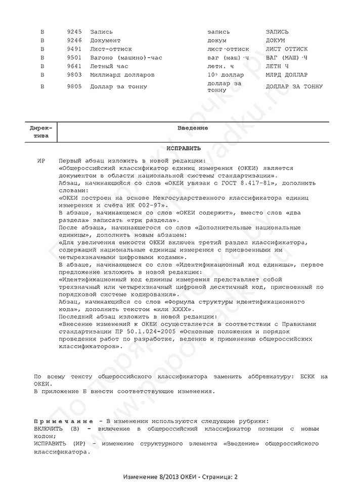 Изменение 8/2013 ОКЕИ (страница 2)