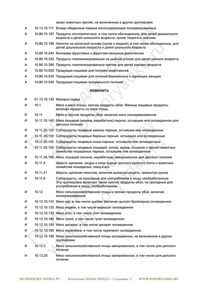 Изменение 10/2016 ОКПД-2 (страница 3)