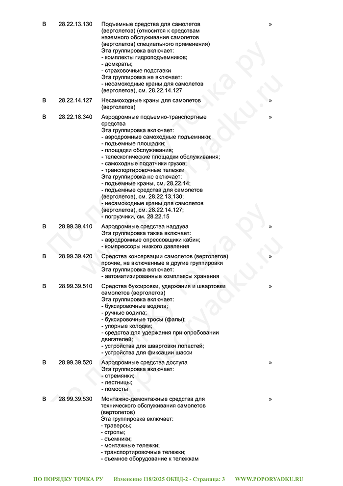 Изменение 118/2025 ОКПД-2 (страница 3)