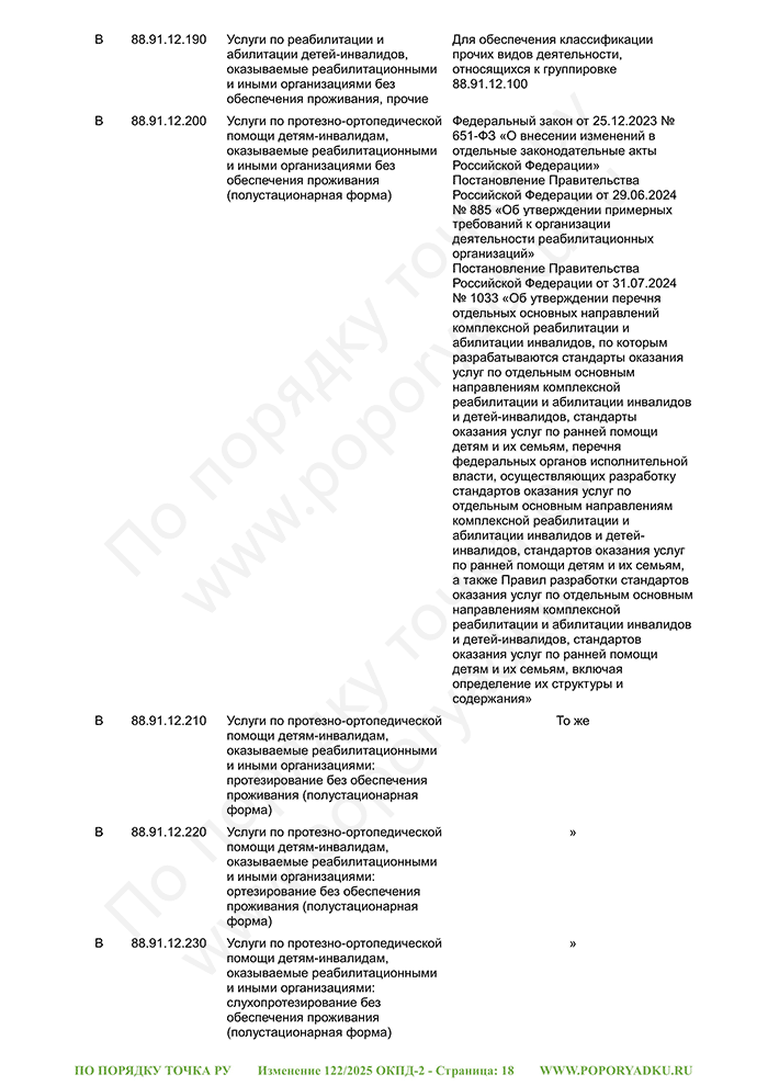 Изменение 122/2025 ОКПД-2 (страница 18)