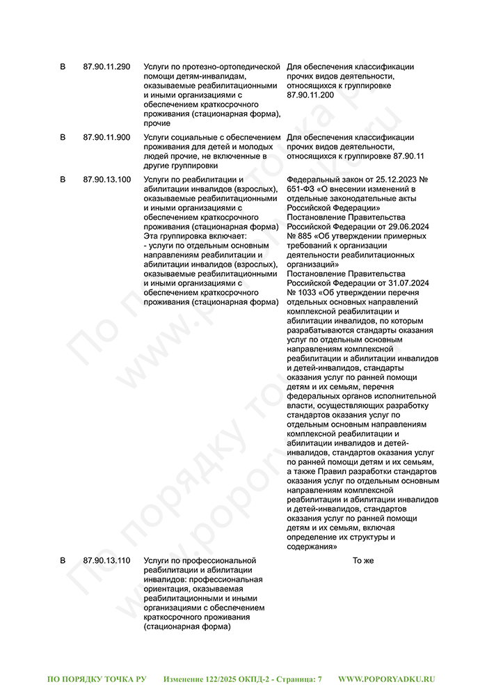 Изменение 122/2025 ОКПД-2 (страница 7)