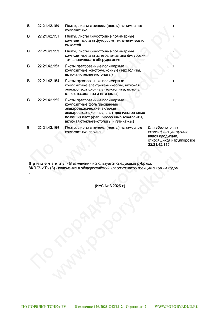Изменение 126/2025 ОКПД-2 (страница 2)