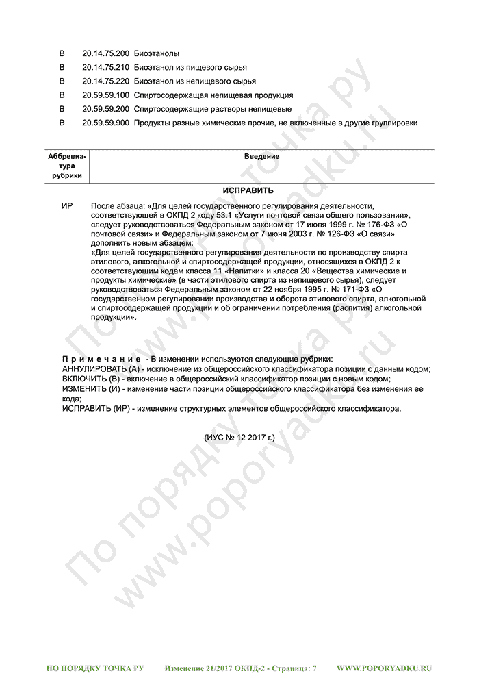 Изменение 21/2017 ОКПД-2 (страница 7)