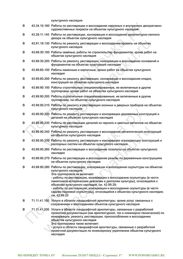 Изменение 25/2017 ОКПД-2 (страница 17)