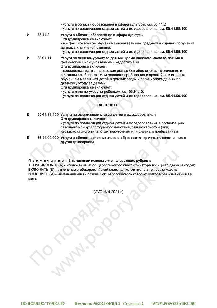 Изменение 50/2021 ОКПД-2 (страница 2)